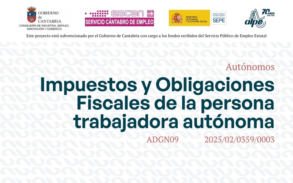 Impuestos y obligaciones fiscales de la persona trabajadora autónoma