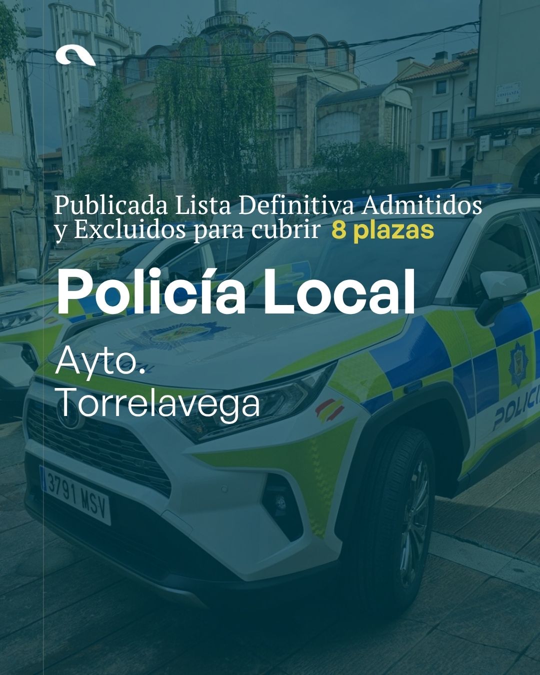 Publicada la lista definitiva de admitidos a las ocho plazas de Policía Local de Torrelavega 2025