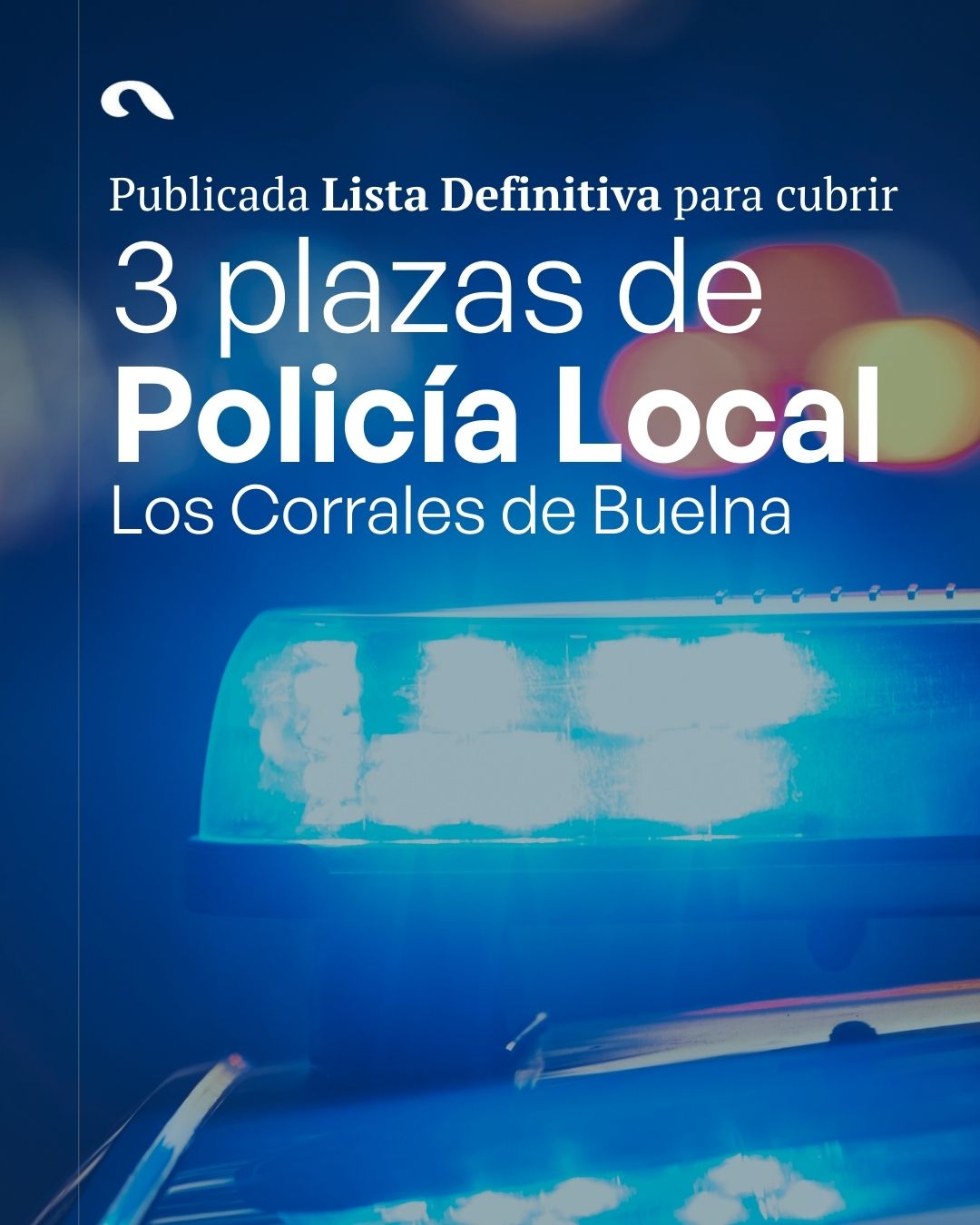 Publicada Lista Definitiva Admitidos y Excluidos Policía Local Los Corrales de Buelna