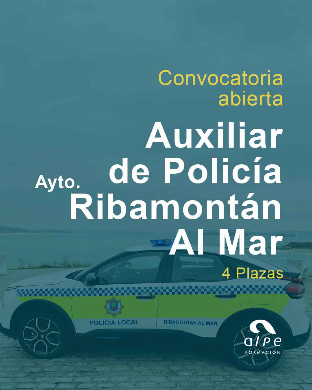 Abierta convocatoria 4 plazas de Auxiliar de Policía Local en Ribamontán al Mar