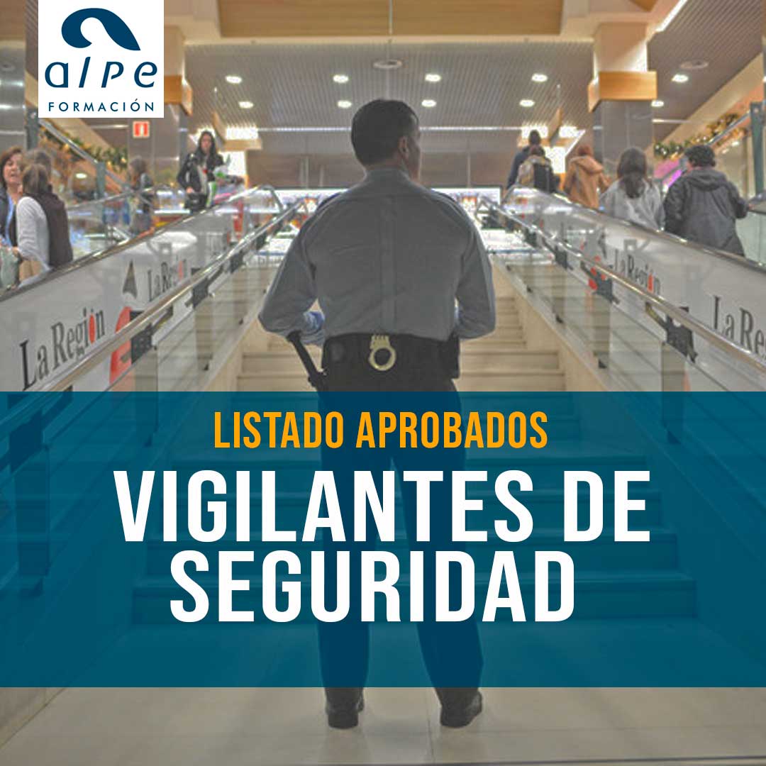 ¡Publicados los Listados de Aprobados para Seguridad Privada y Escolta Privado 2024!