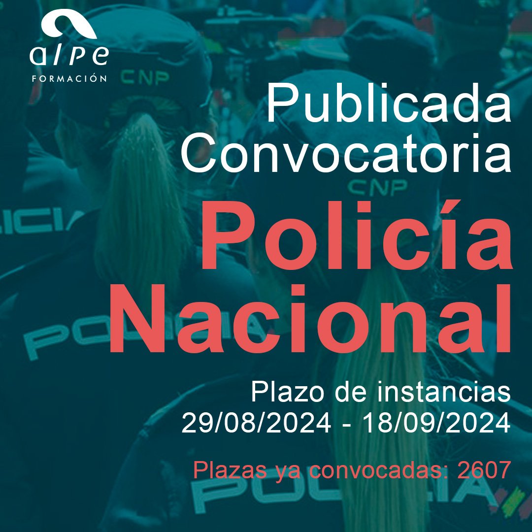 Convocatoria Policía Nacional 2024