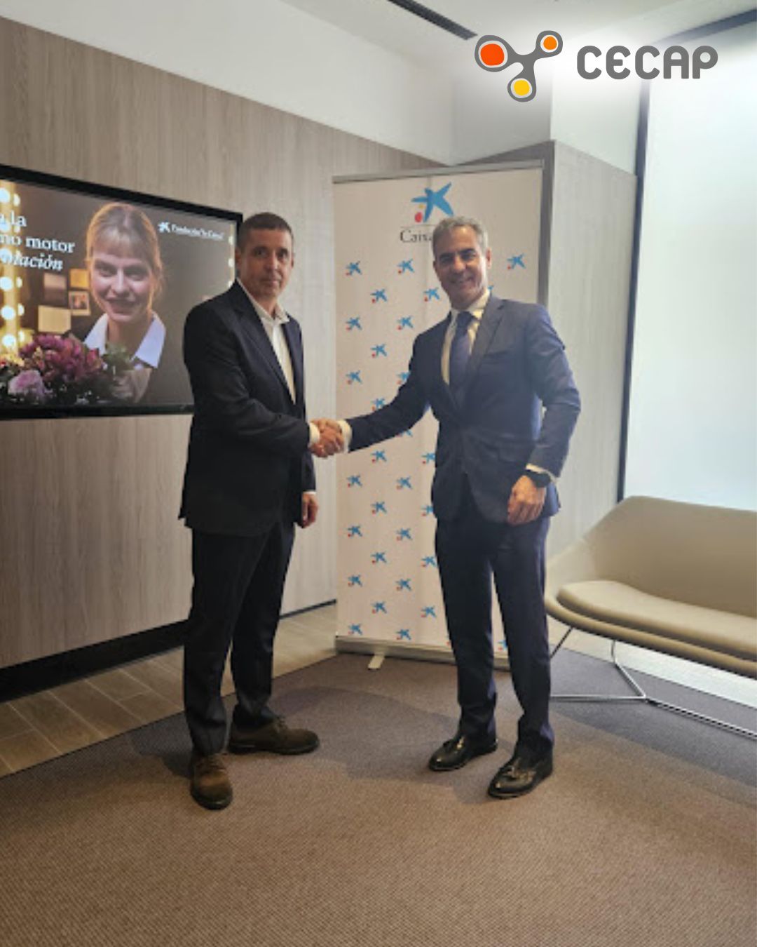 CECAP Cantabria y CaixaBank firman un acuerdo de financiación para socios