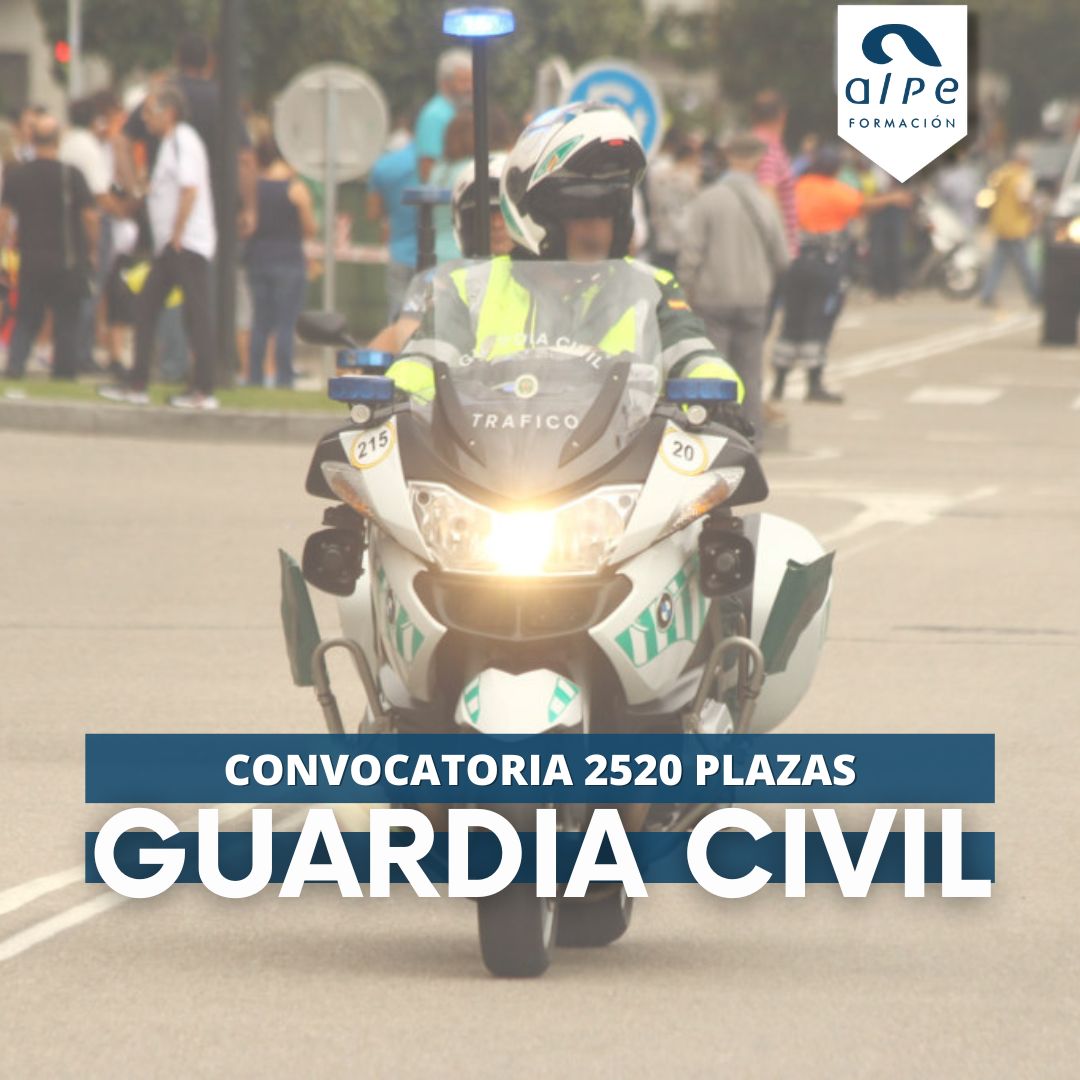 Convocatoria 2520 plazas Guardia Civil