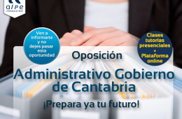 Oposición Administrativo Gobierno Cantabria - alpe formación
