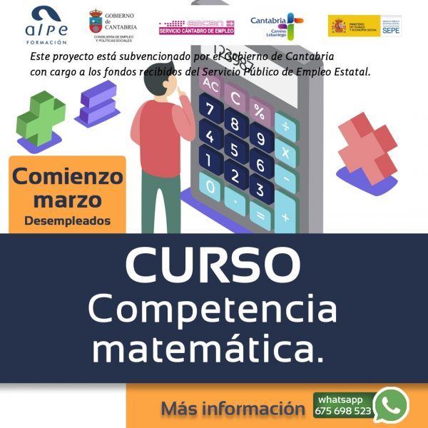 Curso competencia matemática-www.alpeformacion.es