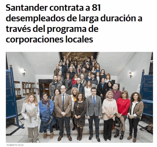 Santander contratará empleados de larga duración