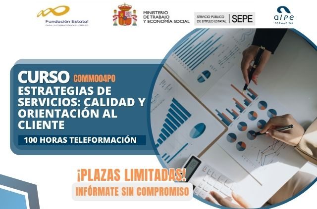 Curso ESTRATEGIAS DE SERVICIOS CALIDAD Y ORIENTACIÓN AL CLIENTE Alpe Formación