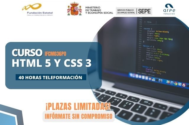 curso HTML 5 Y CSS 3 Alpe formación