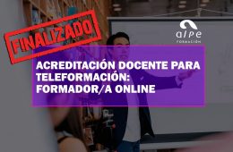 ACREDITACIÓN DOCENTE PARA TELEFORMACIÓN. Oposiciones y Cursos activos Cantabria