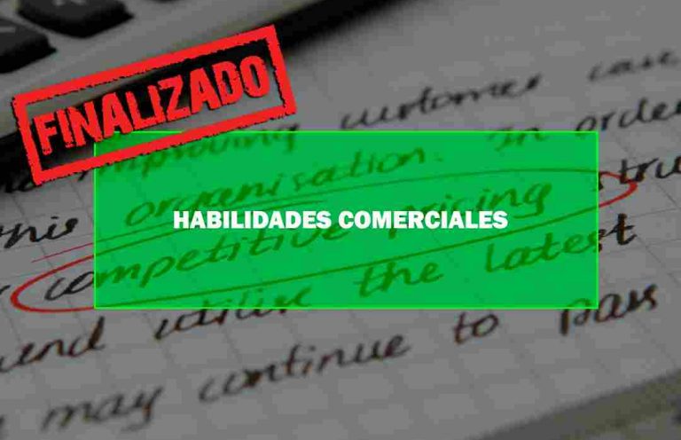 HABILIDADES COMERCIALES. Oposiciones y Cursos activos Cantabria