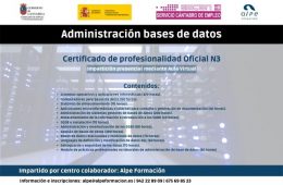 Certificado de Profesionalidad Oficial Administración bases de datos