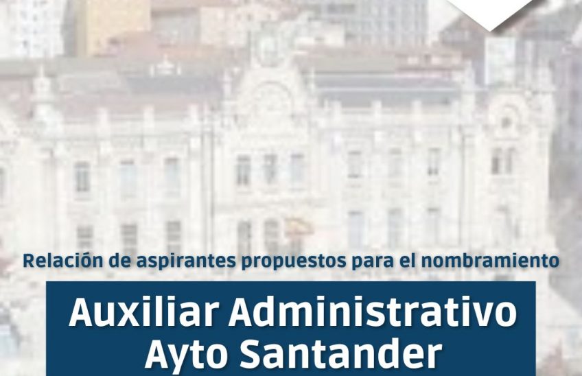 Auxiliar Administrativo Ayto Santander