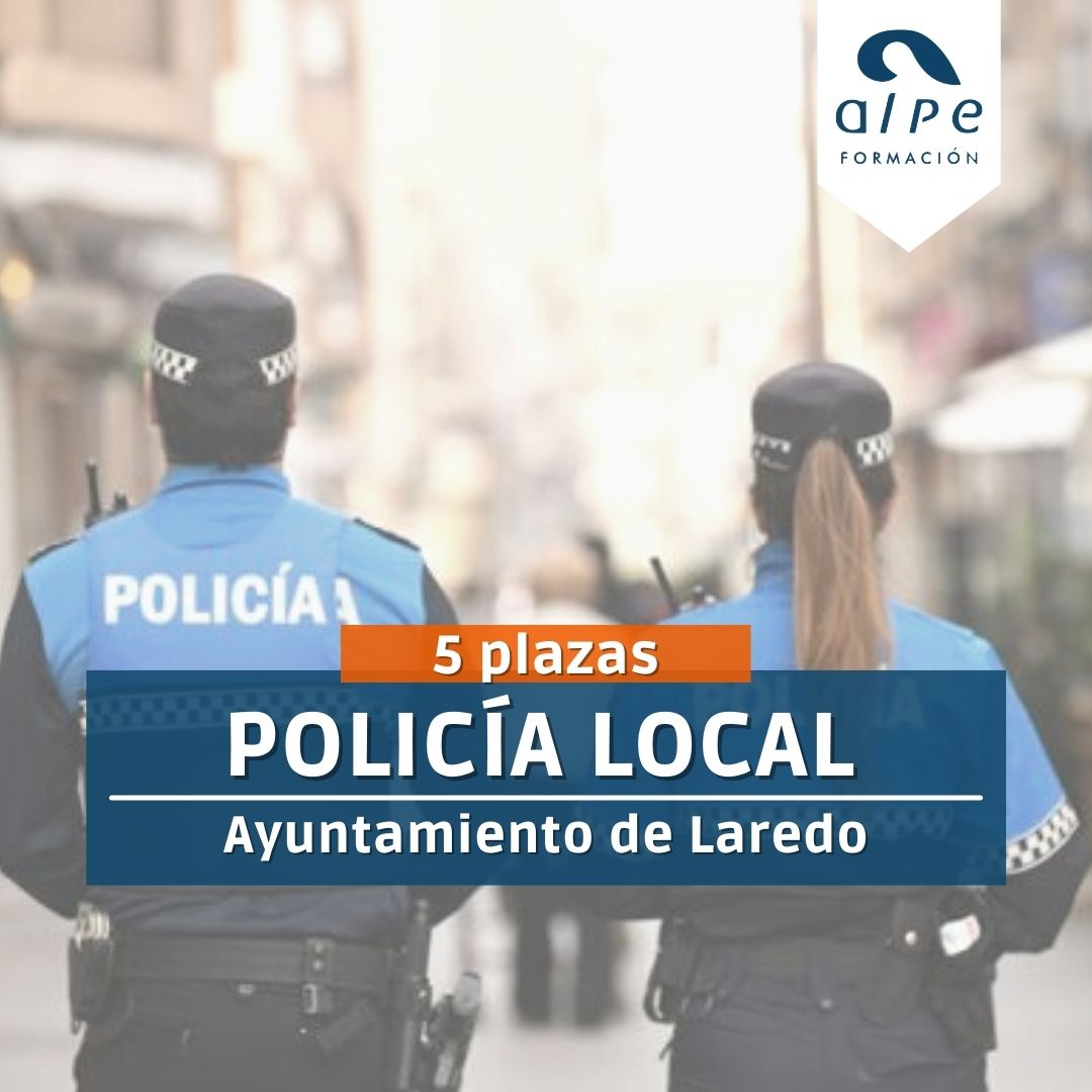 5 plazas Policía Local Laredo