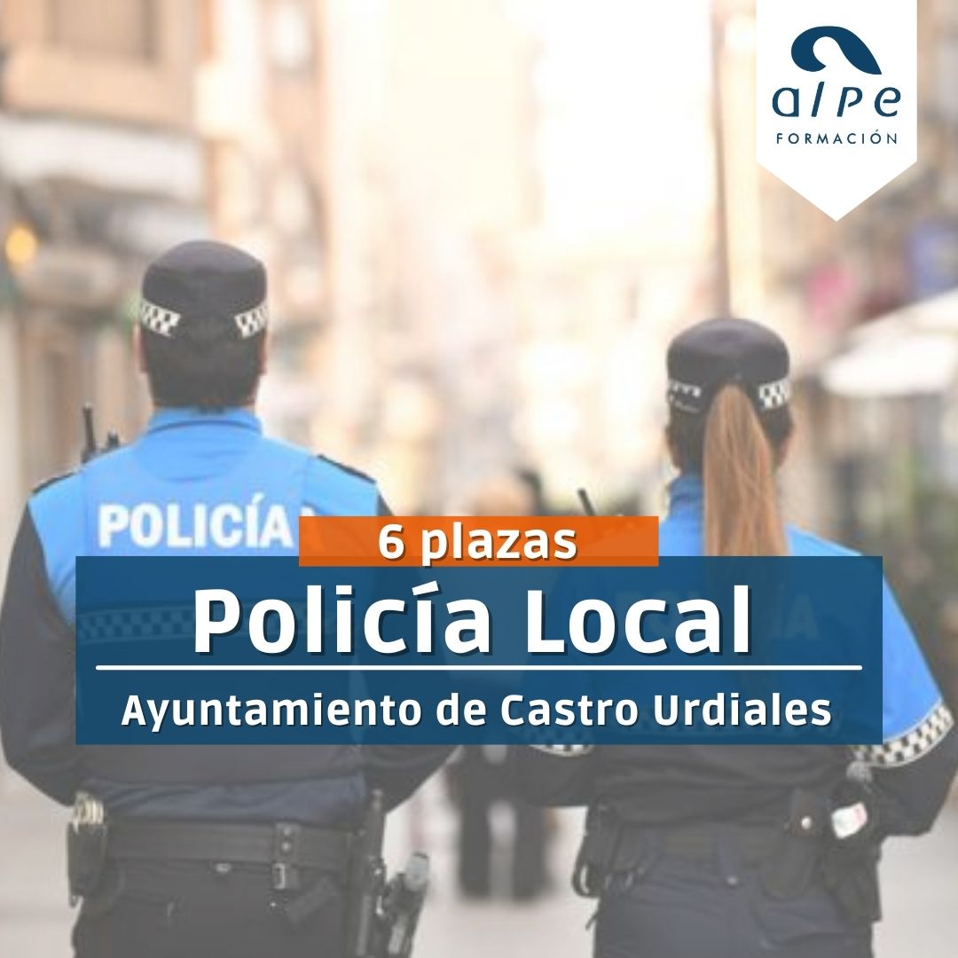 6 plazas Policía Local Ayto Castro Urdiales