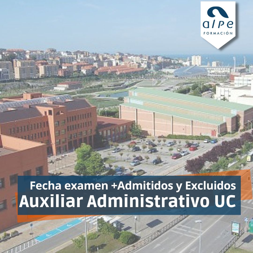 Auxiliar administrativo Universidad de Cantabria. Alpe Formación