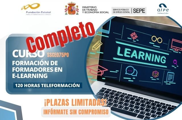 curso FORMACIÓN DE FORMADORES EN E-LEARNING
