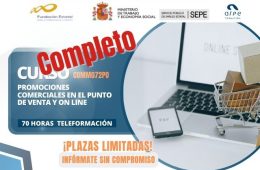 curso PROMOCIONES COMERCIALES EN EL PUNTO DE VENTA Y ON LINE