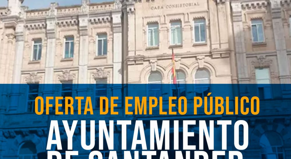 oferta empelo publico ayuntamiento de Santander Alpe Formación